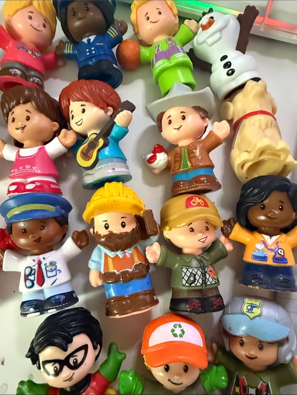 Kids Little People Play Figures Set - Assorted Colors, Animals and People